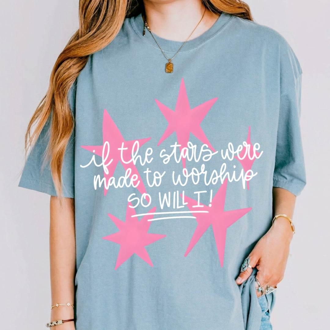 So Will I Christian Faith Shirt  — Comfort Colors 1717