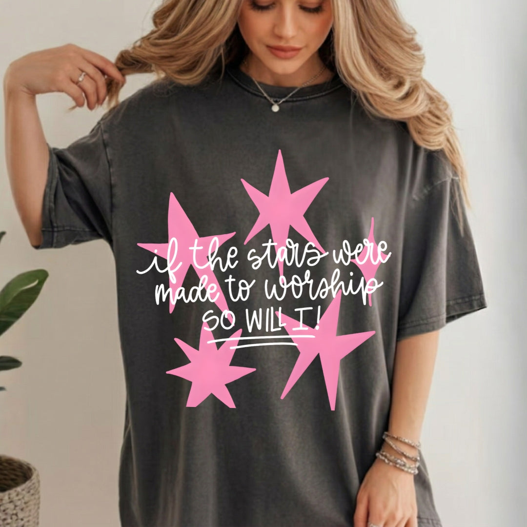 So Will I Christian Faith Shirt  — Comfort Colors 1717