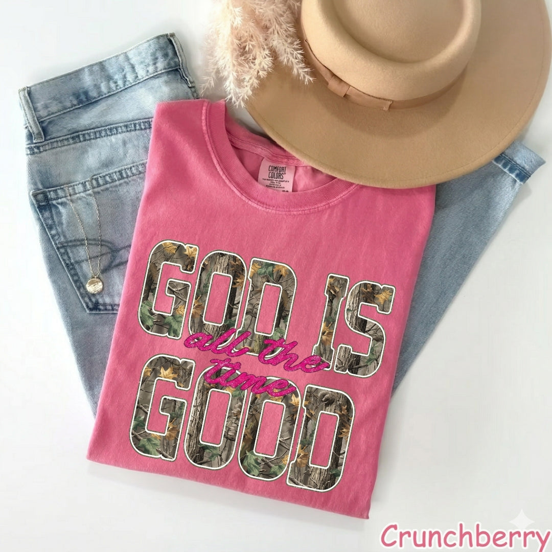 God Is Good All The Time Shirt — Comfort Colors 1717
