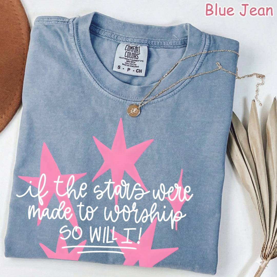 So Will I Christian Faith Shirt  — Comfort Colors 1717