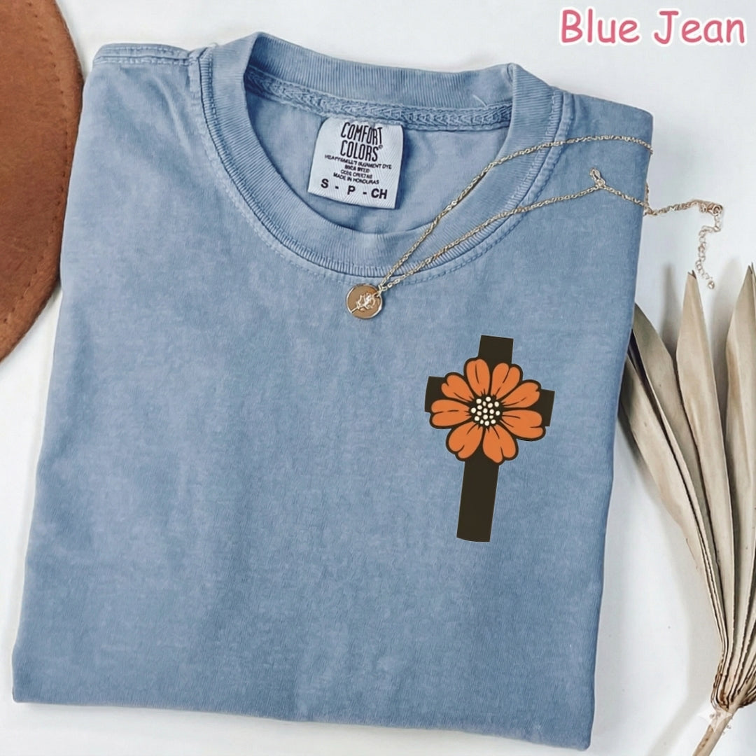 Retro There Was Jesus Shirt — Comfort Colors 1717