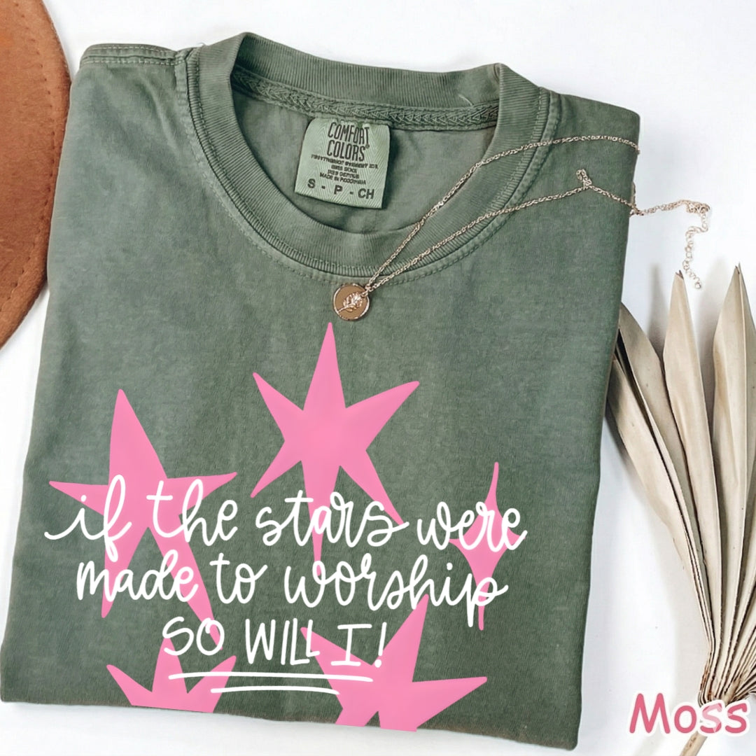 So Will I Christian Faith Shirt  — Comfort Colors 1717