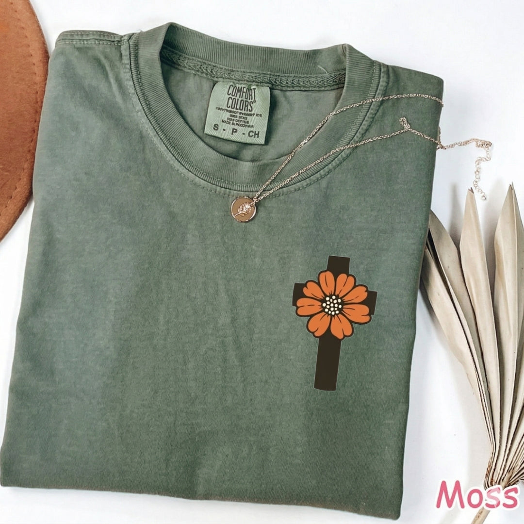 Retro There Was Jesus Shirt — Comfort Colors 1717