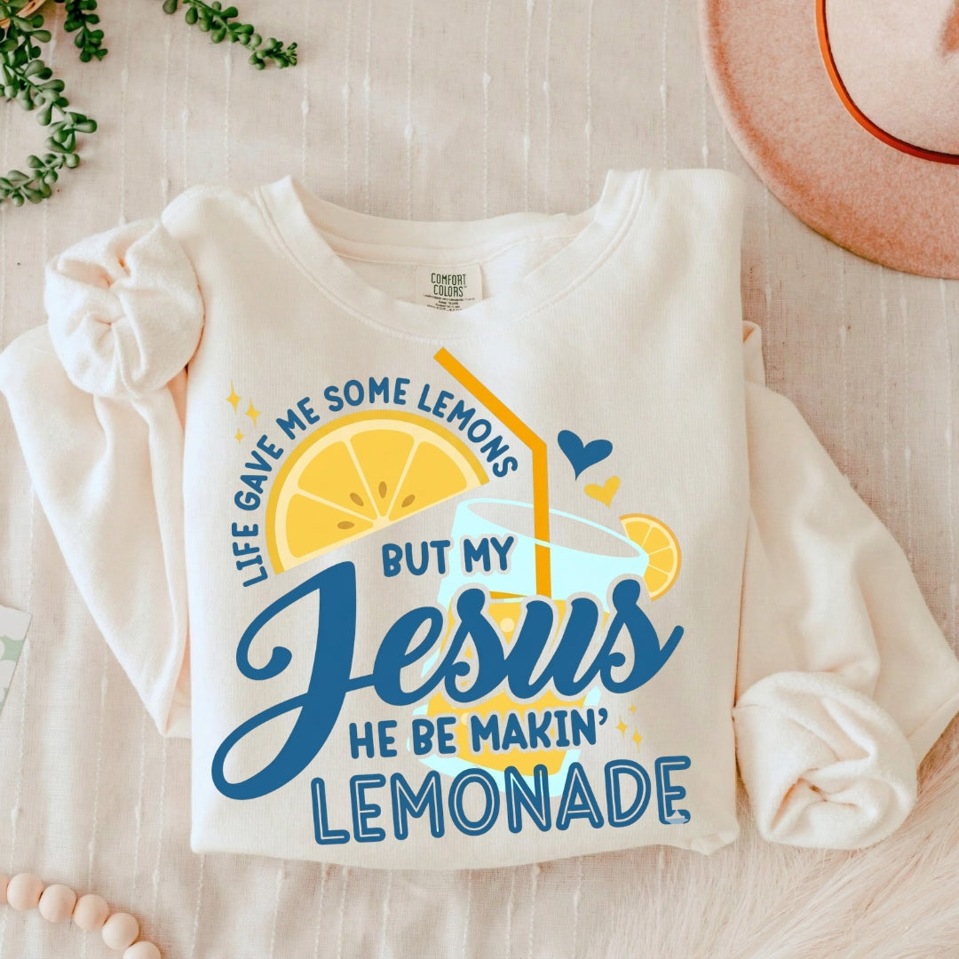 Life Gave Me Some Lemons But My Jesus Shirt - Comfort Colors 1717