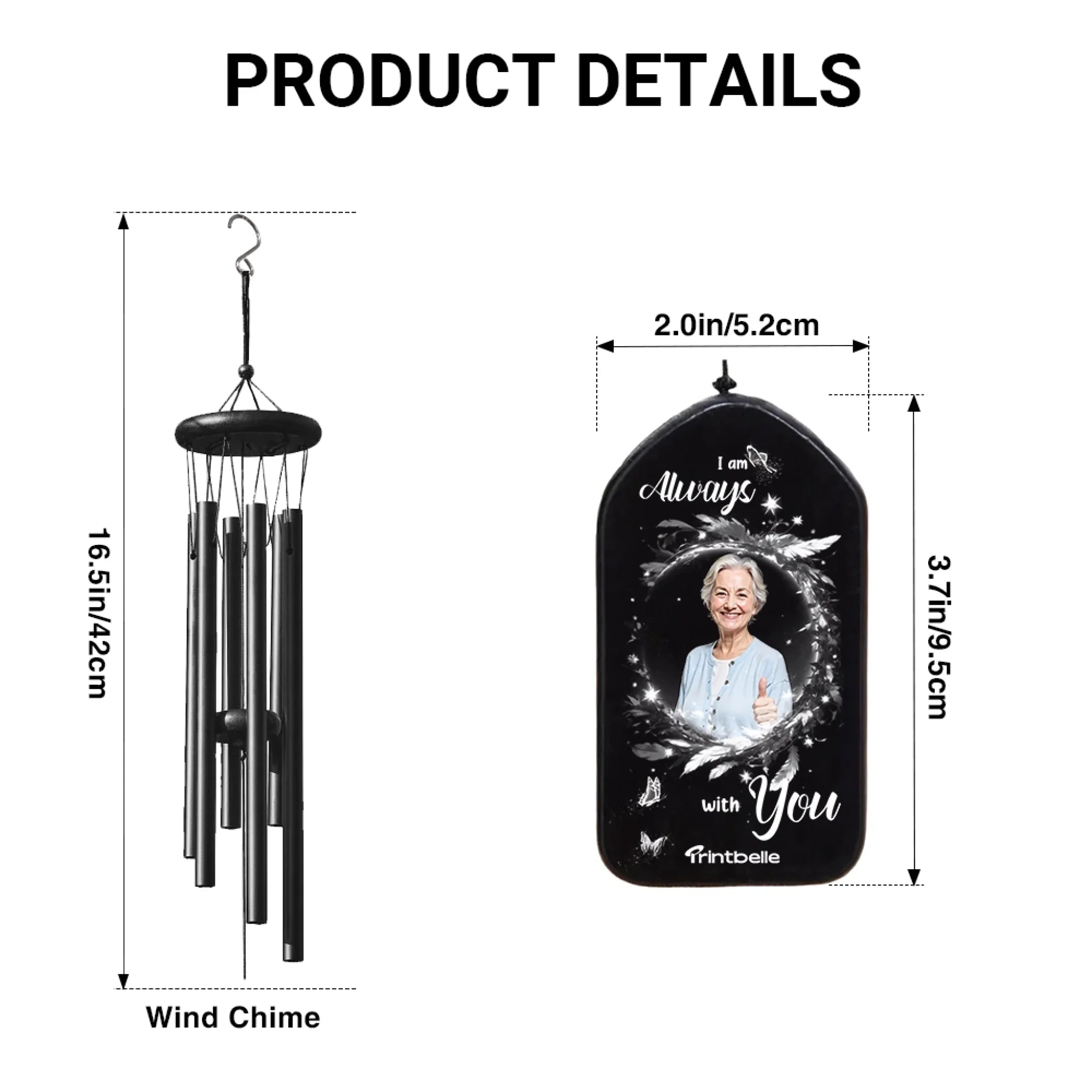 If Love alone could have kept you here - Custom Memorial Wind Chime