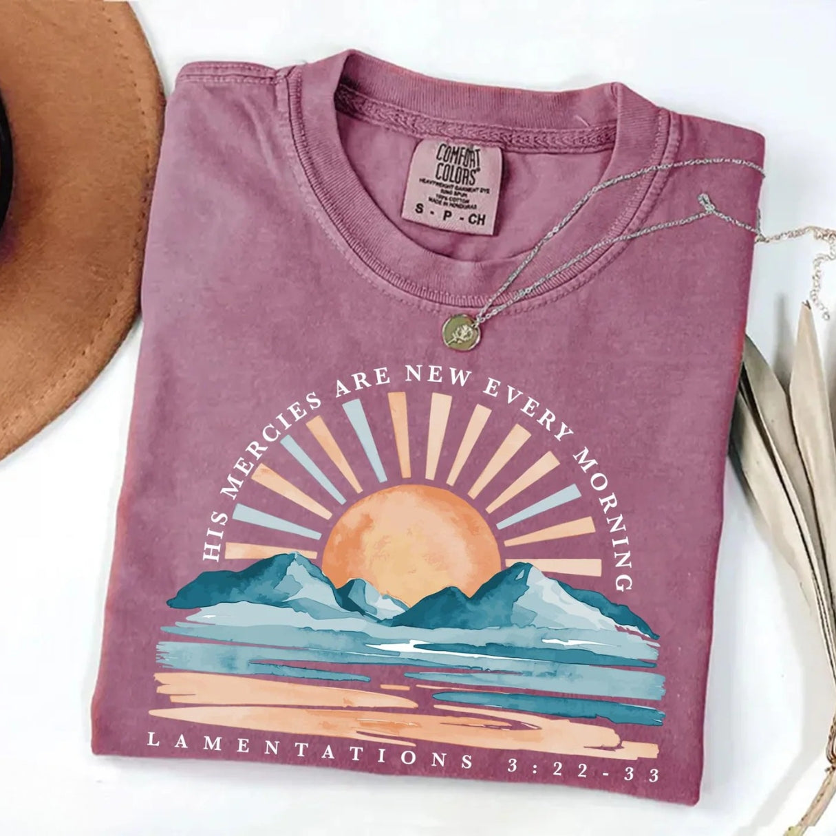 His Mercies Are New Every Morning Shirt — Comfort Colors 1717