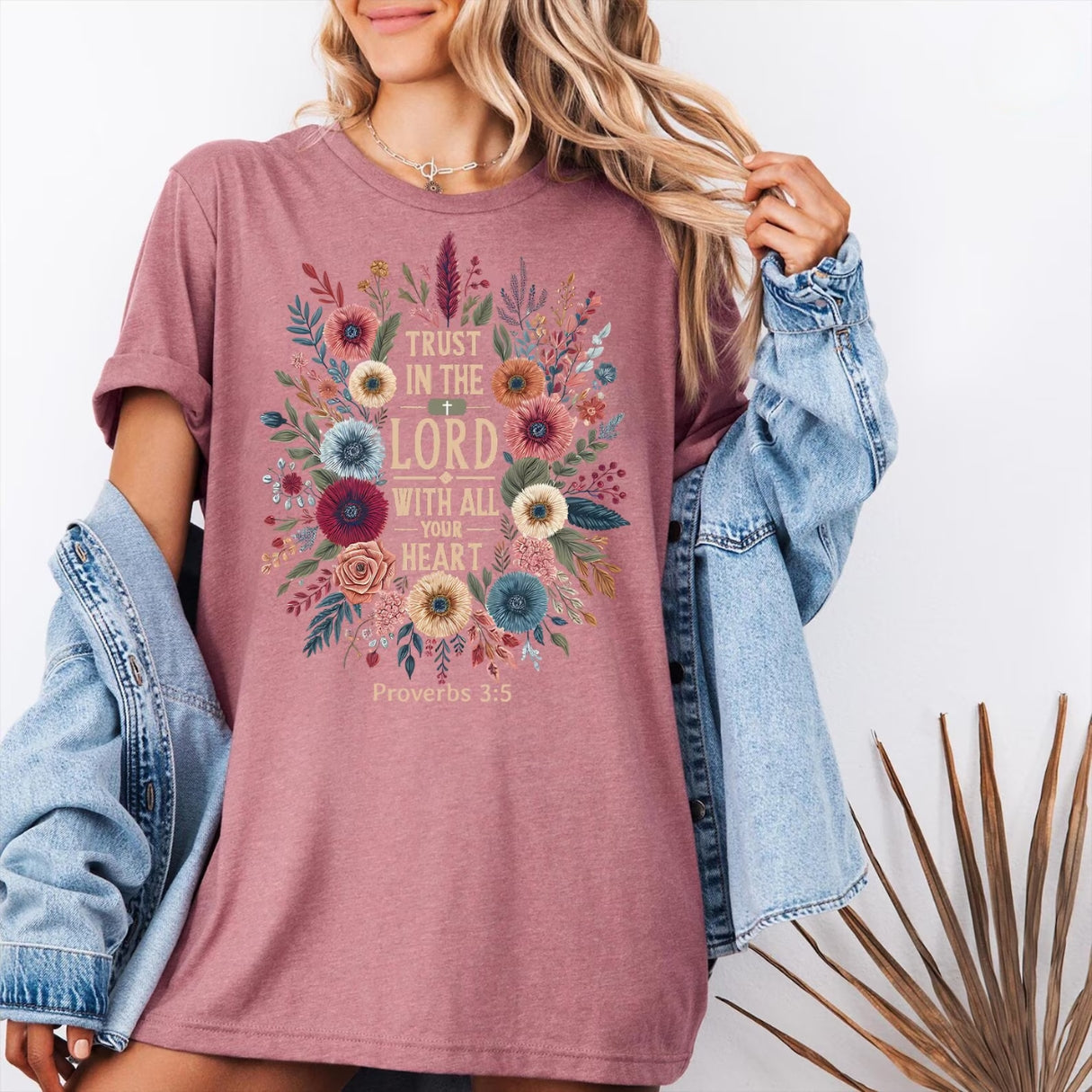Trust In The Lord With All Your Heart Shirt — Comfort Colors 1717
