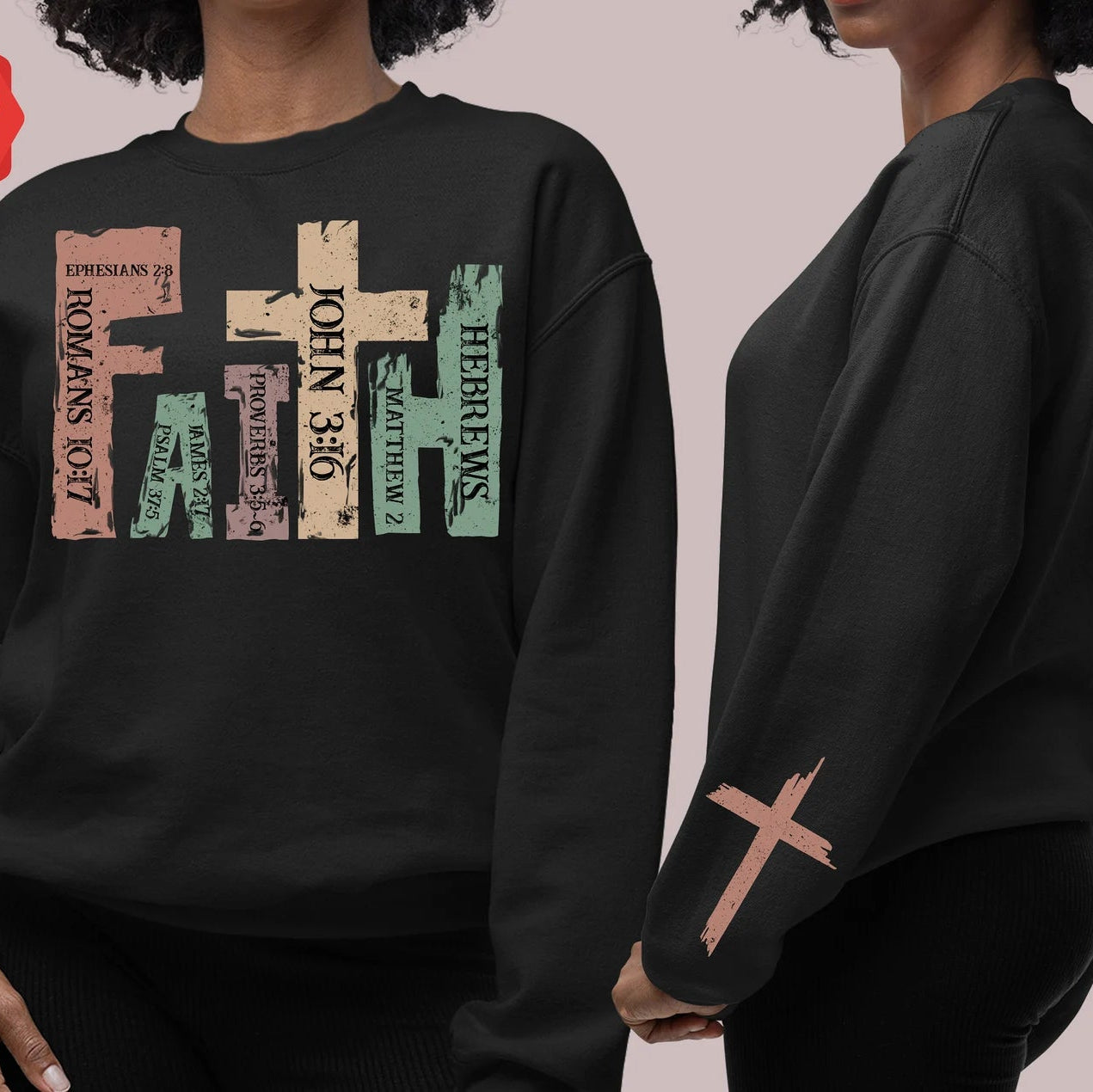 Faith Bible Quotes Shirt - Comfort Colors 1717