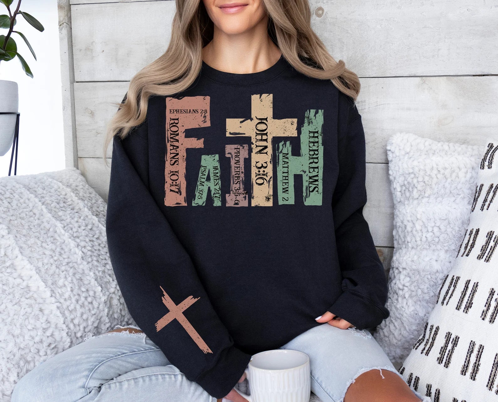Faith Bible Quotes Shirt - Comfort Colors 1717