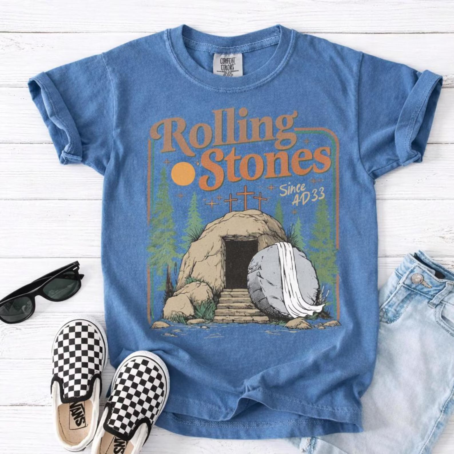 Rolling Stones Christian Shirt — Comfort Colors 1717