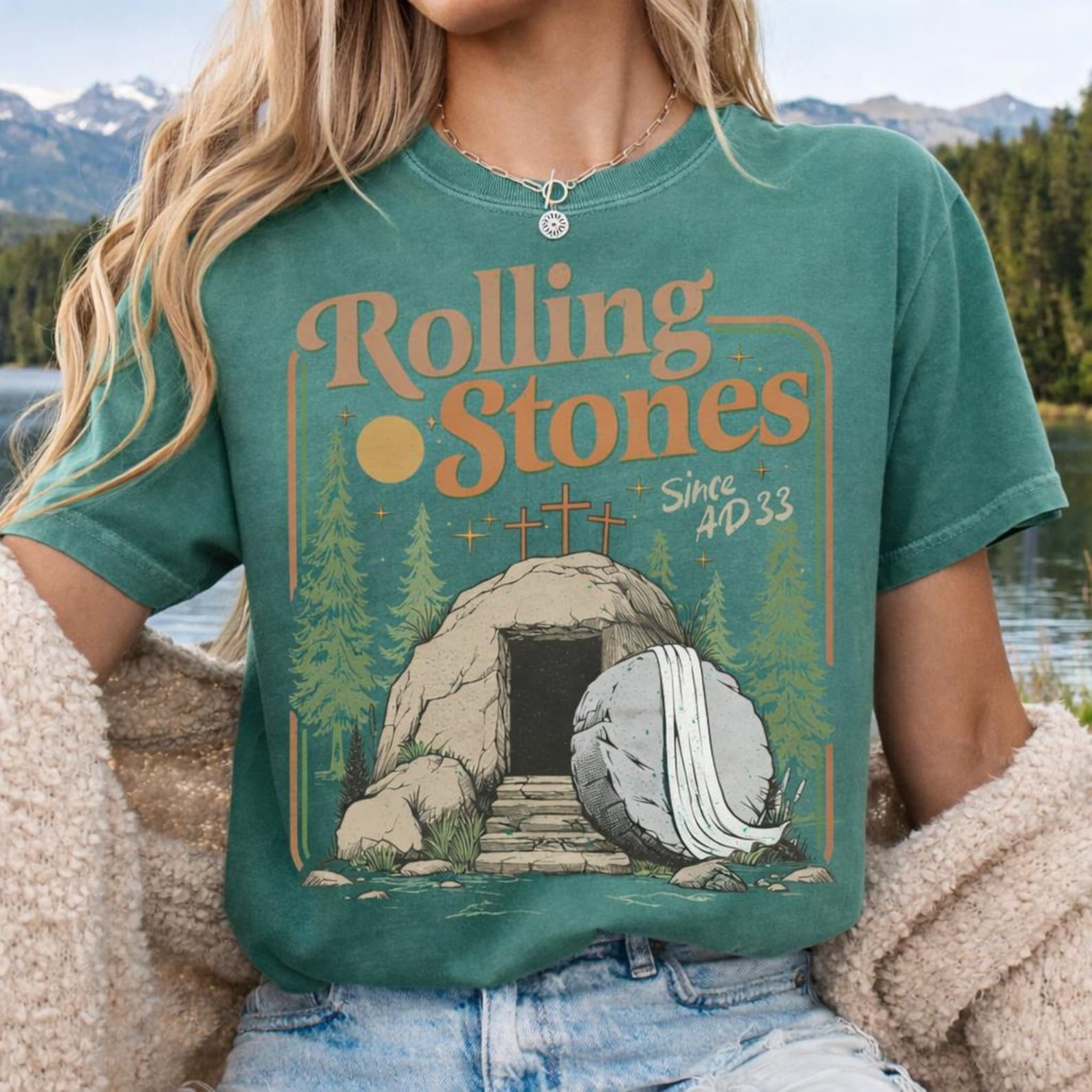 Rolling Stones Christian Shirt — Comfort Colors 1717