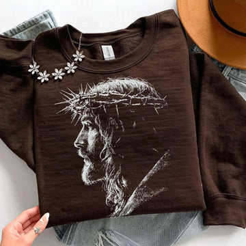 Jesus Crown of Thorns Shirt — Comfort Colors 1717