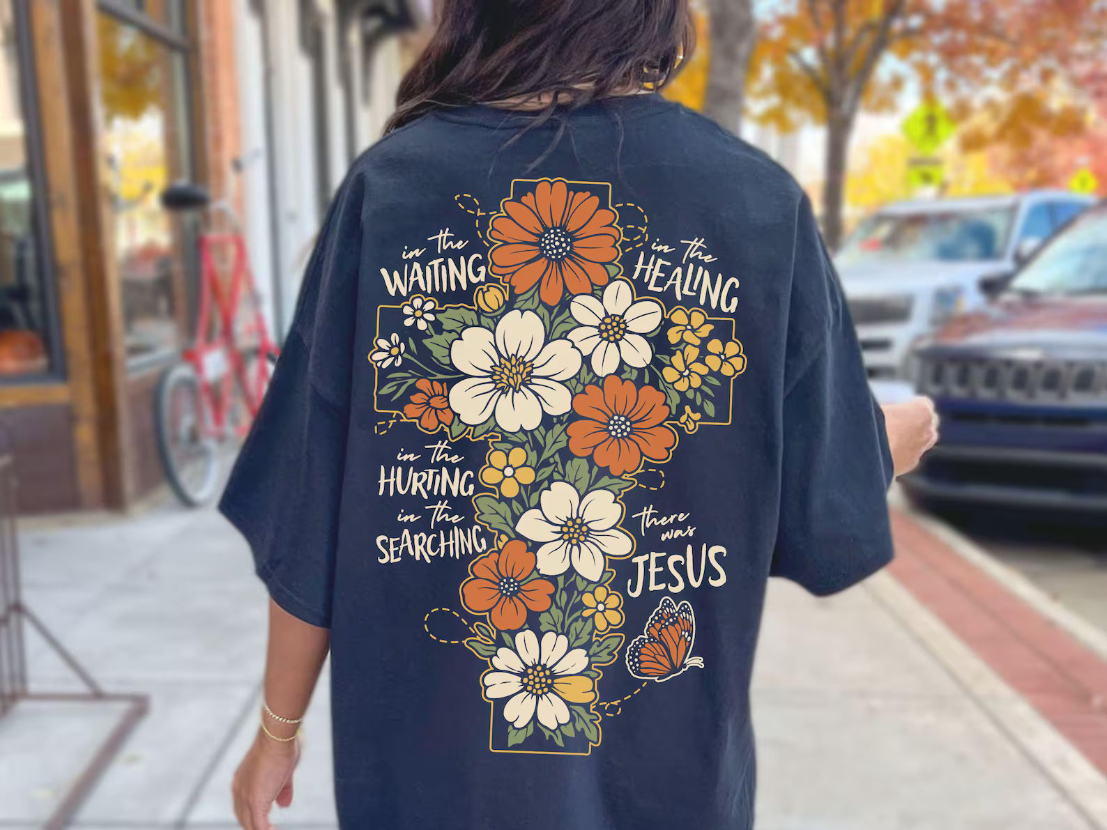 Retro There Was Jesus Shirt — Comfort Colors 1717