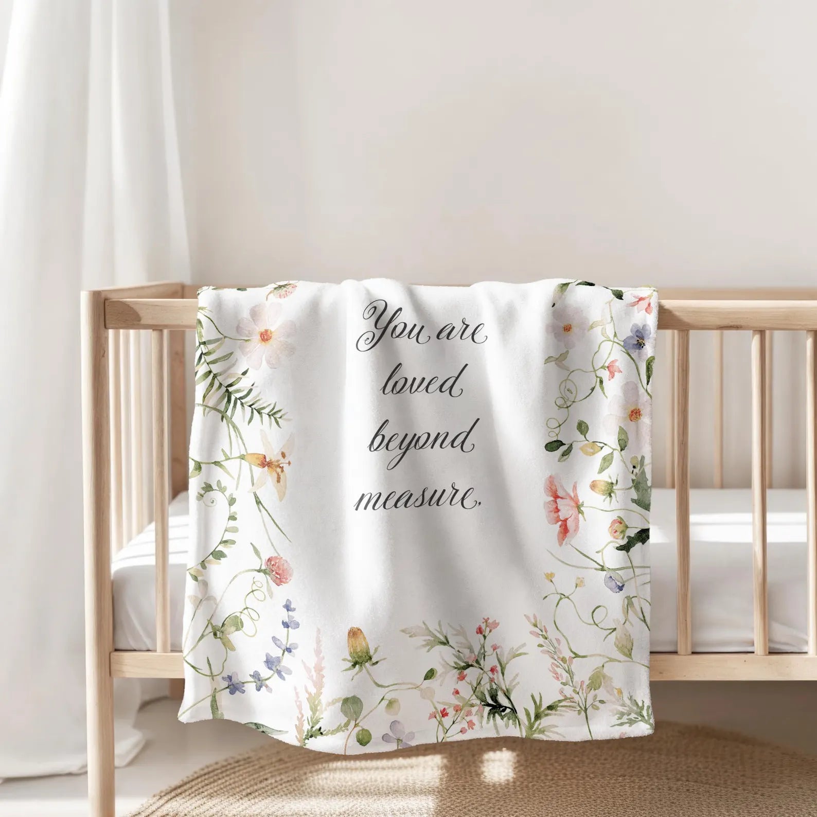 Personalized Quote Blanket – Custom Message Gift for Mom or Grandma